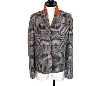J.Crew Tweed Schoolboy Blazer Womens Size 6 Wool Double Button Front